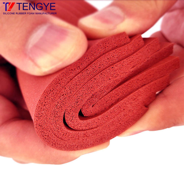 Custom Battery Silicone Foam Sheet / Sponge Board