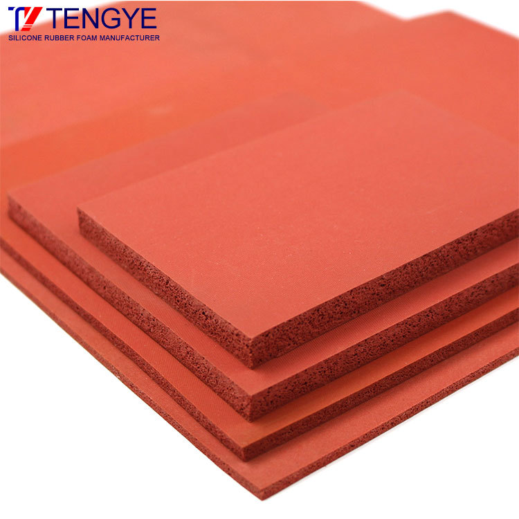 Foamed silicone sheet & sponge board