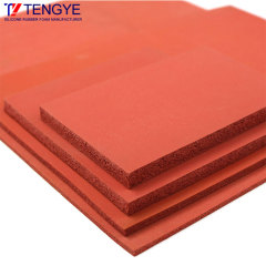 Foamed silicone sheet & sponge board
