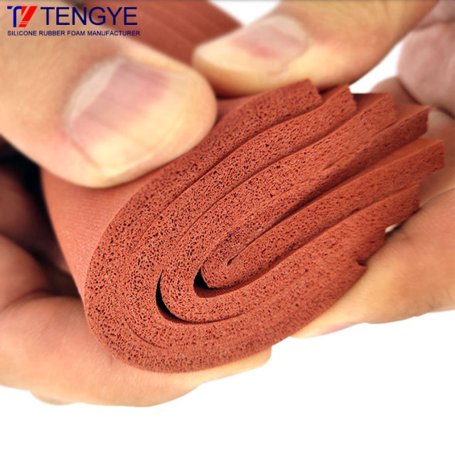 Foamed silicone sheet & sponge board