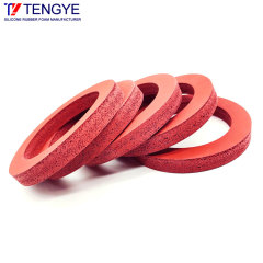Production of foamed silicone gaskets & foam gaskets