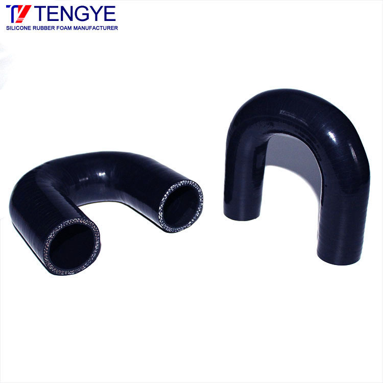 180 degree U-braided silicone tube/Radiator silicone tube