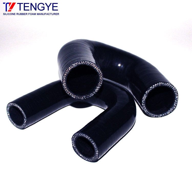 180 degree U-braided silicone tube/Radiator silicone tube