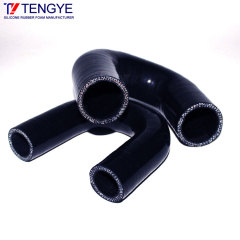 180 degree U-braided silicone tube/Radiator silicone tube