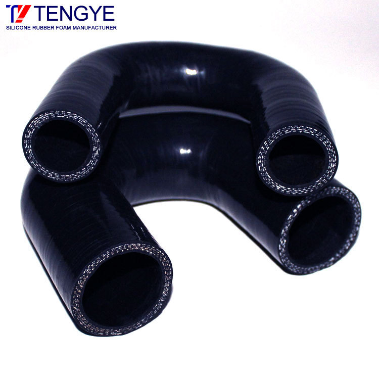 180 degree U-braided silicone tube/Radiator silicone tube