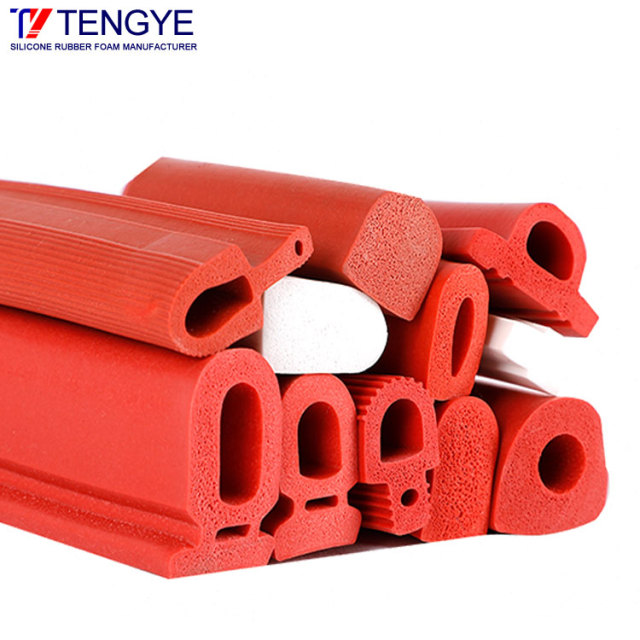 Sponge silicone seal strip-Silicone foam strip