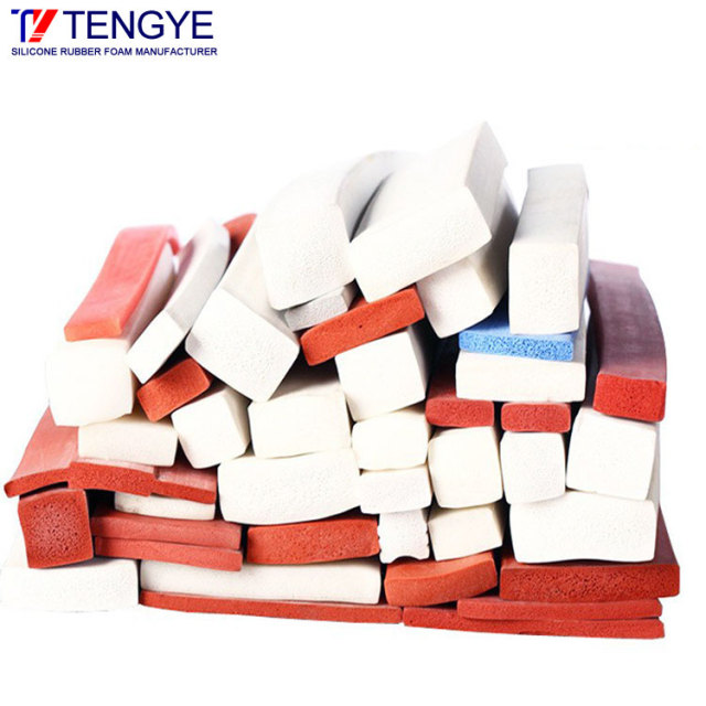Silicone foam sponge strip,Foam tubing & Seals strip