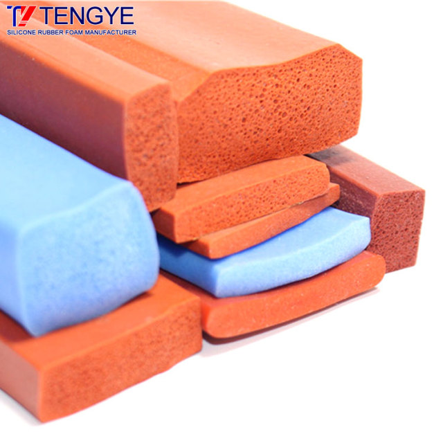 Silicone foam sponge strip,Foam tubing & Seals strip