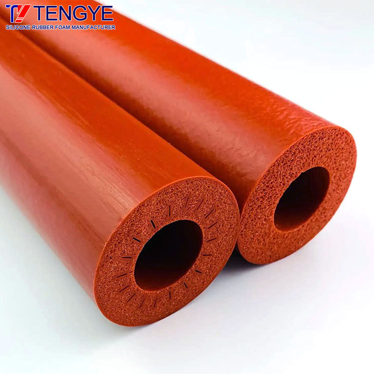 Insulation silicone foam tube| foam tube manufacturers