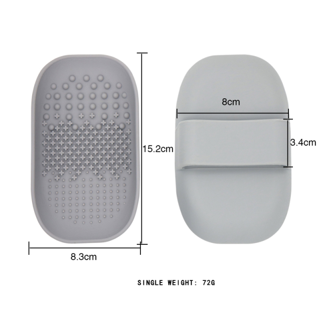 Makeup brush wash pad