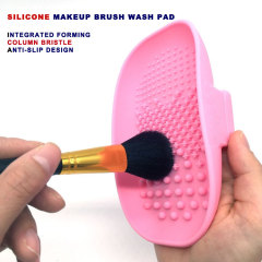 Makeup brush wash pad