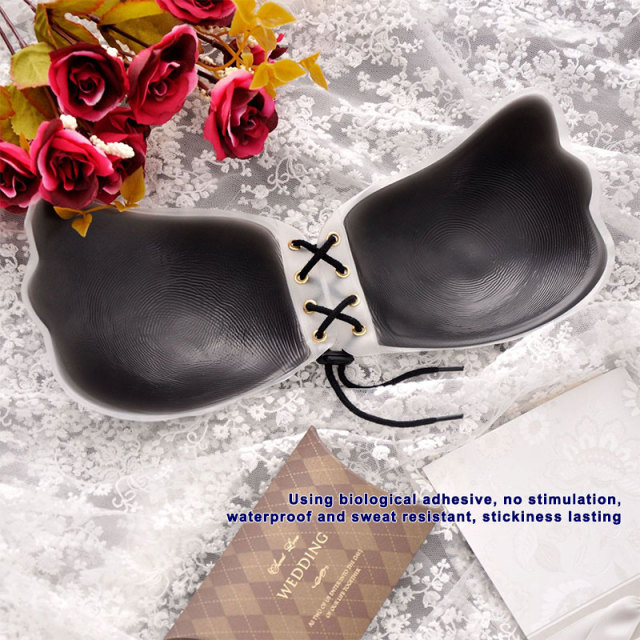 Pull cord silicone bra / silicone underwear wholesale