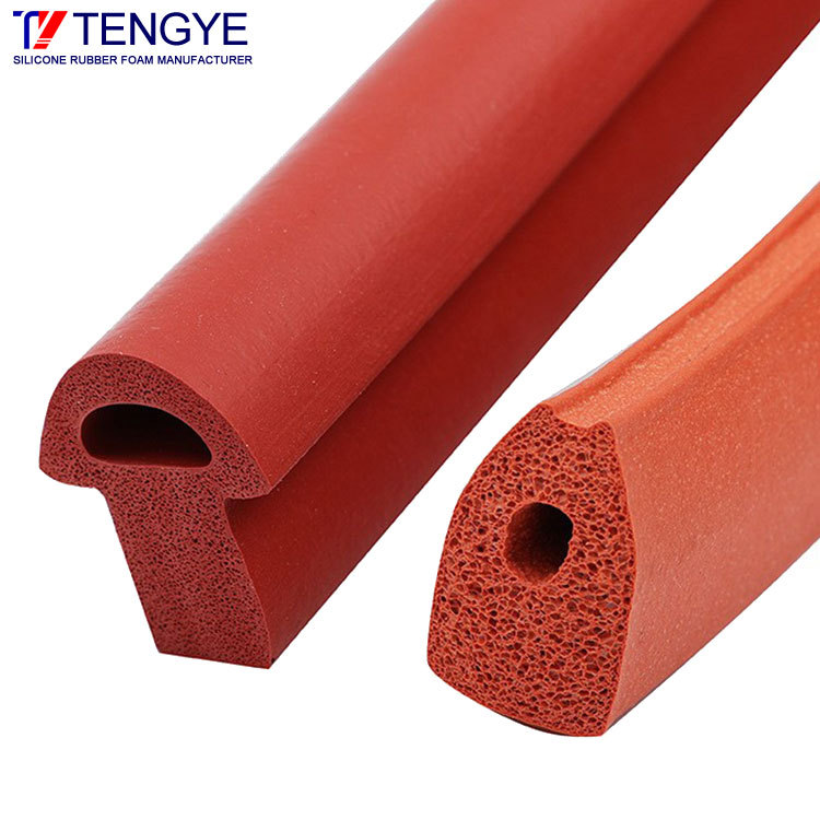 Silicone foam strip / silicone sponge strip