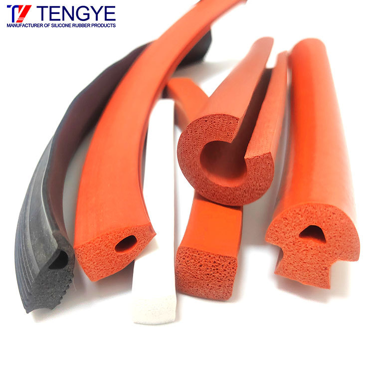 High temperature resistant foam silicone seal / Foam strip