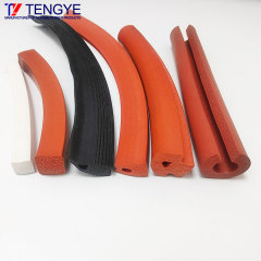 High temperature resistant foam silicone seal / Foam strip