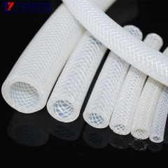 Food grade braided silicone tube