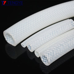 Food grade braided silicone tube