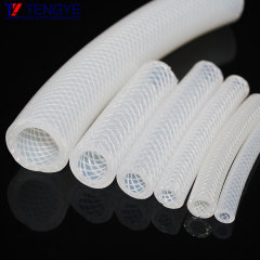 Food grade braided silicone tube