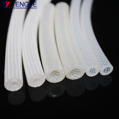 Food grade braided silicone tube