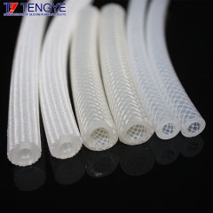 Coffee machine woven silicone tube