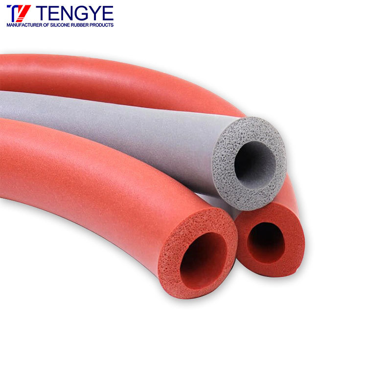 High temperature foam silicone tube
