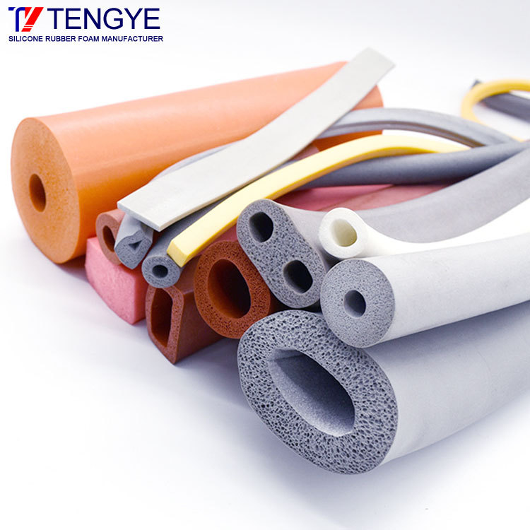 High temperature foam silicone tube