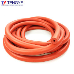 Flame retardant silicone foam tube