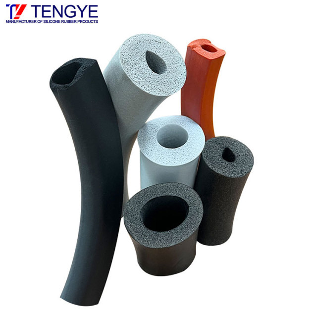 High temperature foam silicone tube