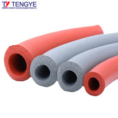 High temperature foam silicone tube