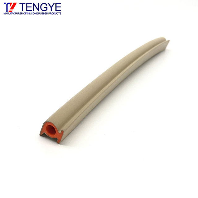 Conductive silicone seal composite strip