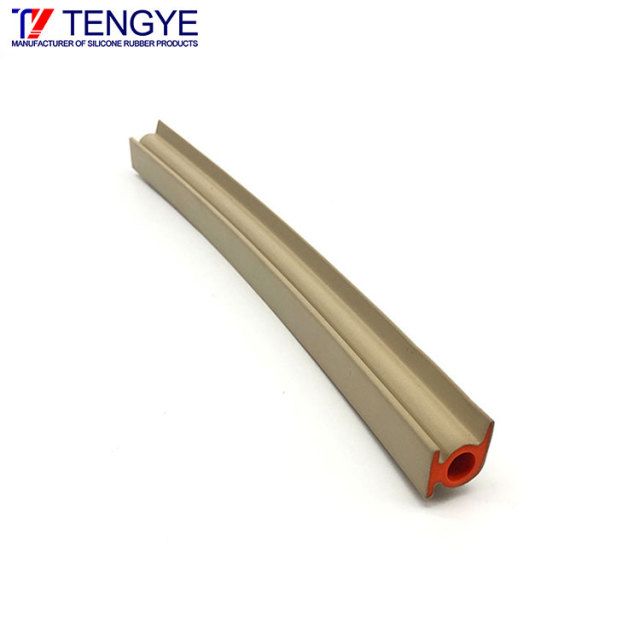 Conductive silicone seal composite strip