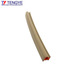 Conductive silicone seal composite strip