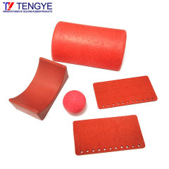 Moulded silicone rubber foam seal ring