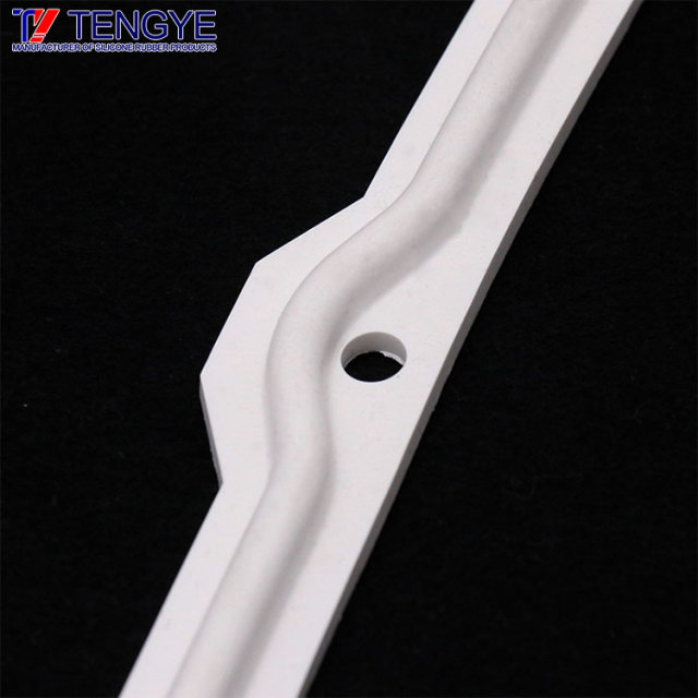 Moulded silicone rubber foam seal ring