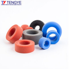 Gelbsilikon und haargummi