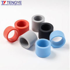 Gelbsilikon und haargummi