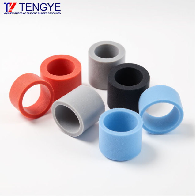 Gelbsilikon und haargummi