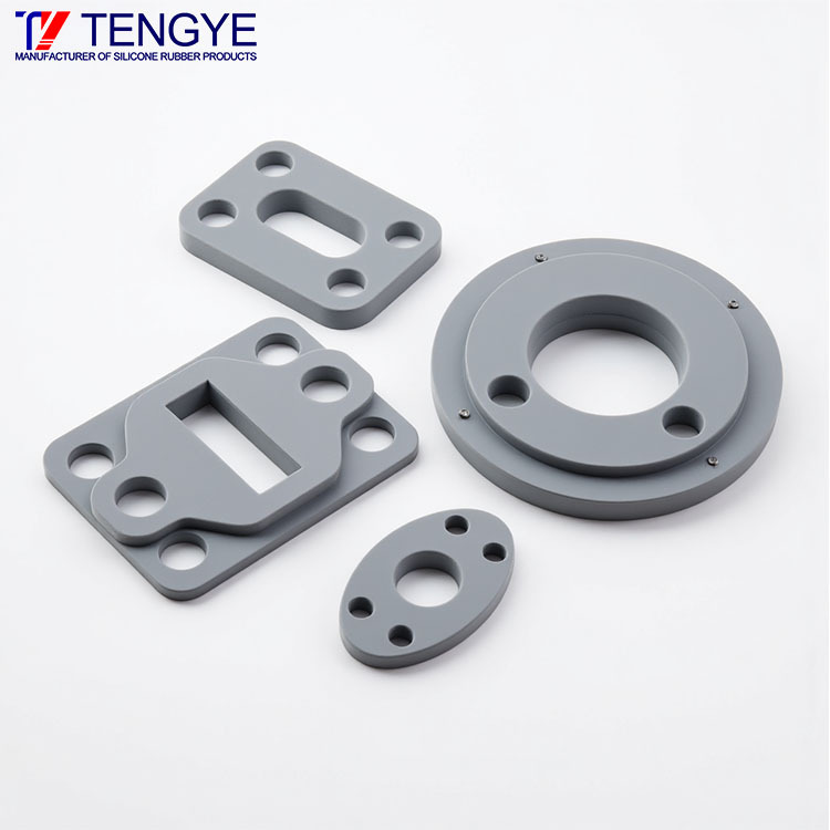 Molded silicone foam sealing gasket