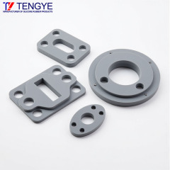 Molded silicone foam sealing gasket