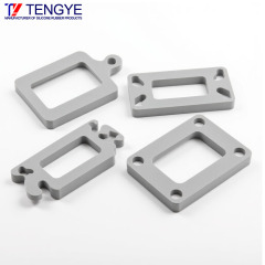 Molded silicone foam sealing gasket