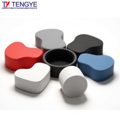Closed-cell silicone rubber foaming