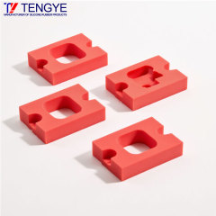 Closed-cell silicone rubber foaming products