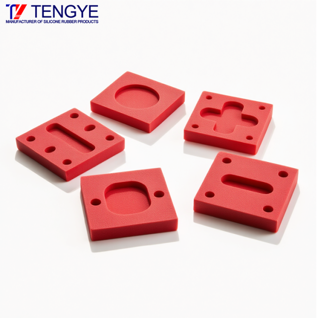 Liquid silicone foam parts