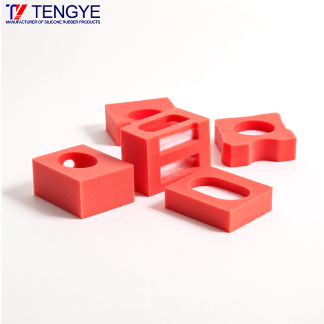 Liquid silicone foam parts