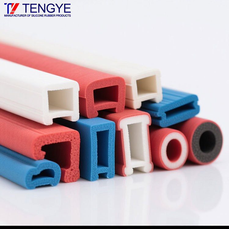 Bandes de mousse ignifuges en caoutchouc de Silicone