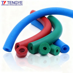 着色発泡シリコーンチューブ