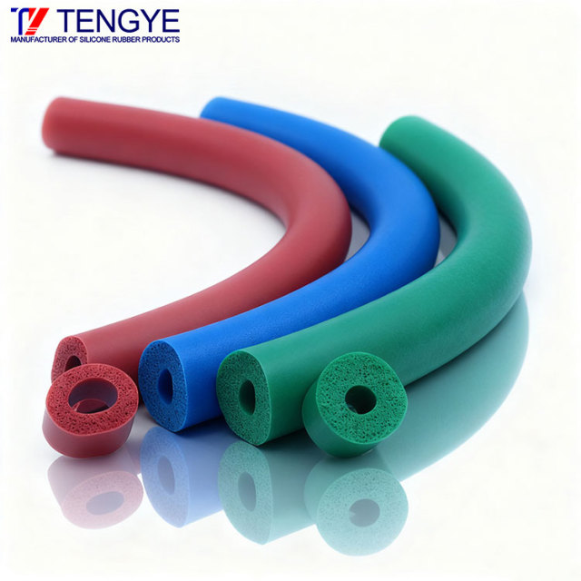 着色発泡シリコーンチューブ