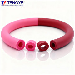 赤い発泡シリコーンゴムチューブ