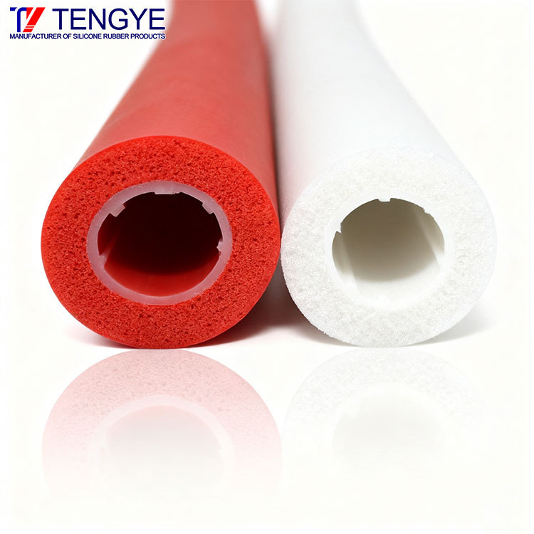 Tube de mousse de Silicone Composite résistant à haute température