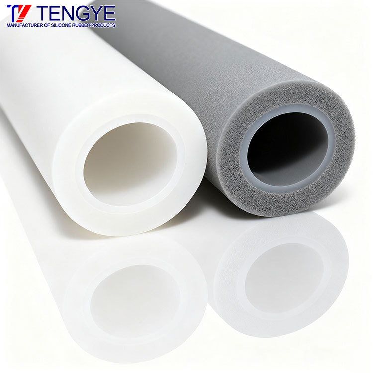 Tube de mousse de Silicone Composite résistant à haute température